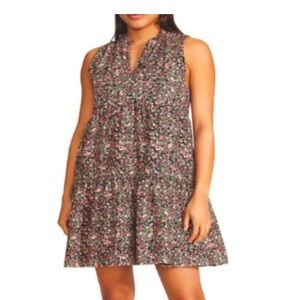 NWT BB Dakota Steve Madden Womens Dress Short Floral Tiered Size XL